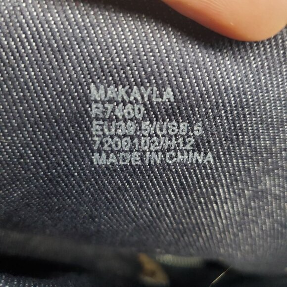 Calvin Klein Boots Womens Size 8.5 Brown Leather Makayla Slouchy Knee Boots - Picture 3 of 12